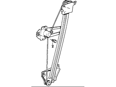 BMW 325is Window Regulator - 51341935635