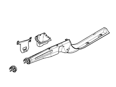 BMW 41118209935 Complete Left Engine Support