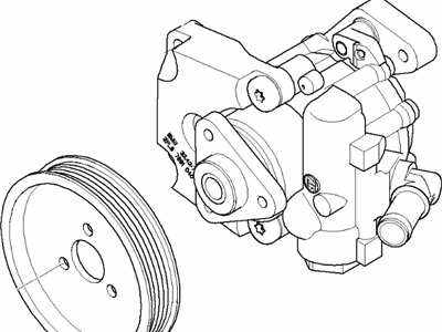 2001 BMW X5 Power Steering Pump - 32416757913