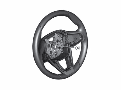 BMW 540i xDrive Steering Wheel - 32306871724