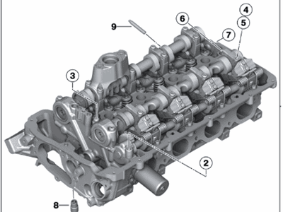 BMW 11122118178 Left Engine Cylinder Head