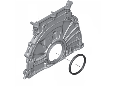 BMW 540i Timing Cover - 11148687455