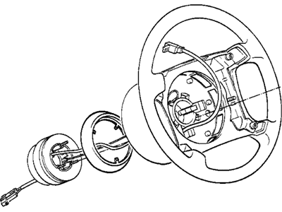 BMW 525iT Steering Wheel - 32341159786