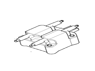 12137510738 BMW Ignition Coil Illustration 1 of 1
