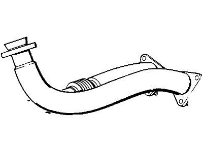 1992 BMW 850i Exhaust Pipe - 18311716362