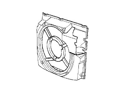 BMW 64548367784 Compression Shroud