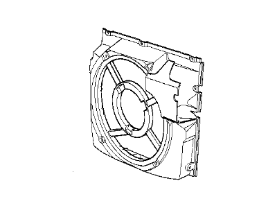 1995 BMW M3 Fan Shroud - 64548391260