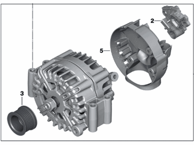 BMW Alpina B7 xDrive Alternator - 12317603779