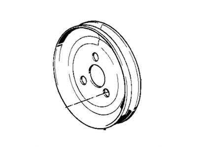 BMW 32411272448 Pulley