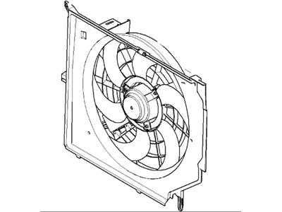 BMW Z4 Cooling Fan Assembly - 17427542912