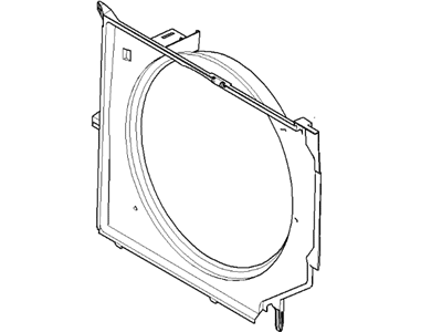 BMW 325i Fan Shroud - 17111436259