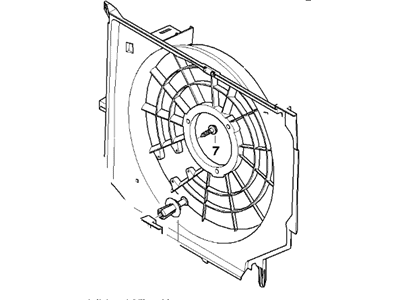 BMW Z4 M Fan Shroud - 17427542913