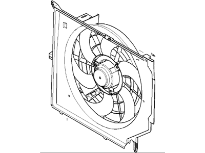 BMW 323Ci Fan Blade - 17117561757