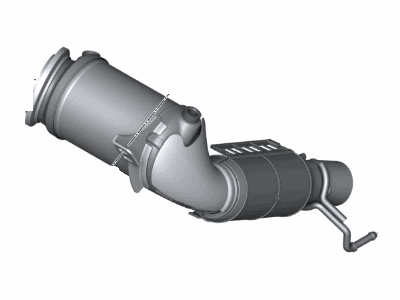 BMW M235i xDrive Gran Coupe Catalytic Converter - 18328654548