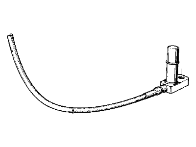 BMW 528e Crankshaft Position Sensor - 12141720856