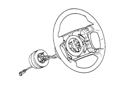 BMW 32342227751 M Technic Steering Wheel Airbag