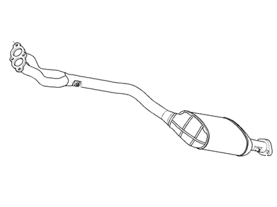 1996 BMW Z3 Catalytic Converter - 18301435669