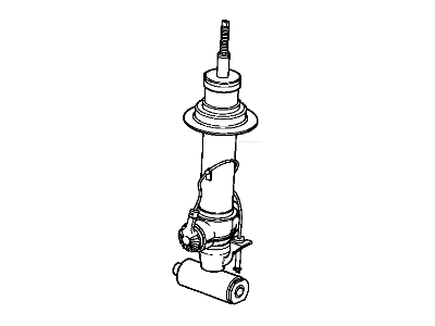 BMW 37122227493 Rear Left Spring Strut