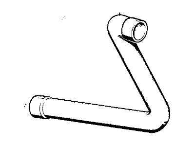 BMW 733i Radiator Hose - 11531272835