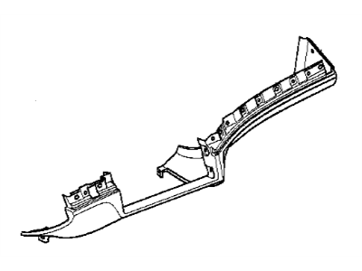 BMW 51457141457 Trim Panel Dashboard Lower