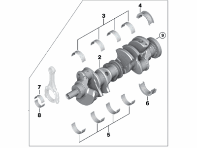 BMW 11210304897 Crankshaft