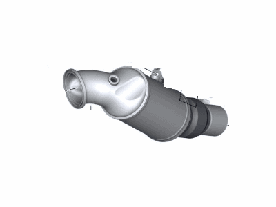 2018 BMW M760i xDrive Catalytic Converter - 18328663514