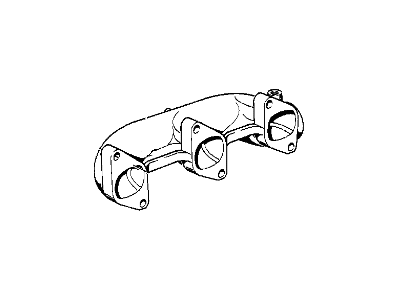 1981 BMW 528i Exhaust Manifold - 11621260062