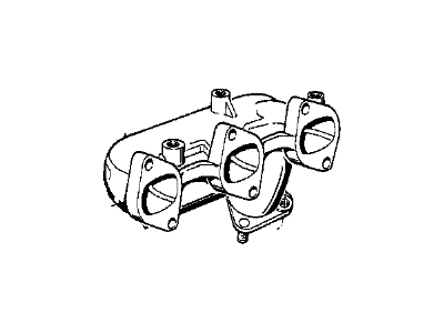 1981 BMW 528i Exhaust Manifold - 11621260071