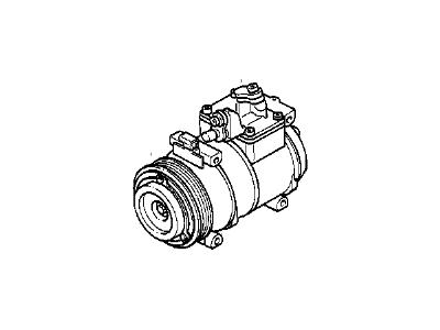 1996 BMW 750iL A/C Compressor - 64526914372