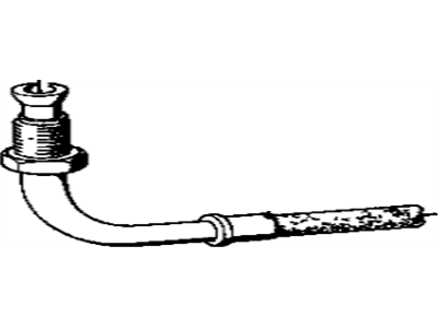 1982 BMW 633CSi Hydraulic Hose - 21521114543