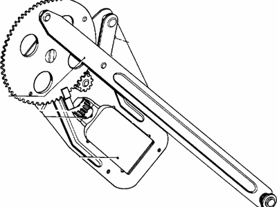 1985 BMW 535i Window Regulator - 51351846568