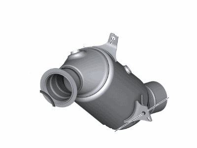 2016 BMW 640i Catalytic Converter - 18407645241