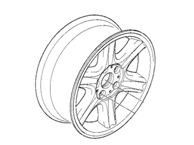 1999 BMW 323is Alloy Wheels - 36111182734