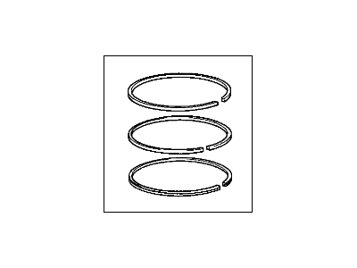 BMW 323i Piston Ring - 11251437077