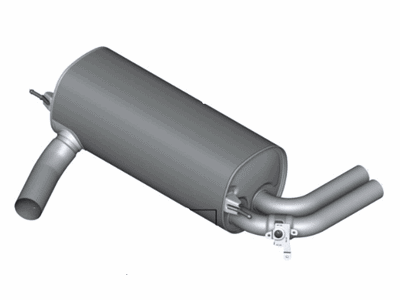 2012 BMW 328i Exhaust Pipe - 18307645938