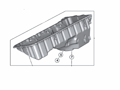 2015 BMW M4 Oil Pan - 11137854463