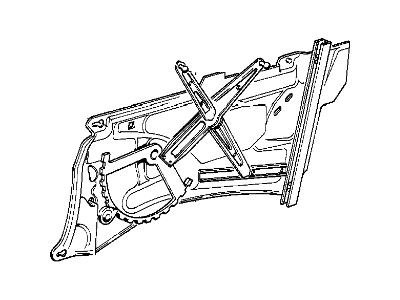 1988 BMW 735i Window Regulator - 51348147530