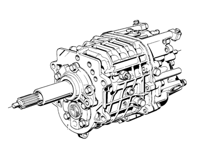 BMW 23001207581 Exchange 4 Speed Gearbox