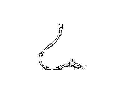 1988 BMW 528e ABS Sensor - 34521154044