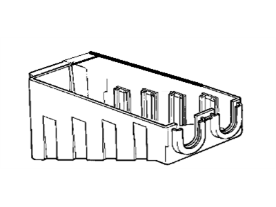 BMW 12631713596 Relay Box Lower Part