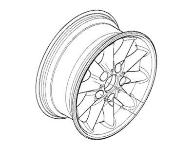 1999 BMW 323is Alloy Wheels - 36111094480