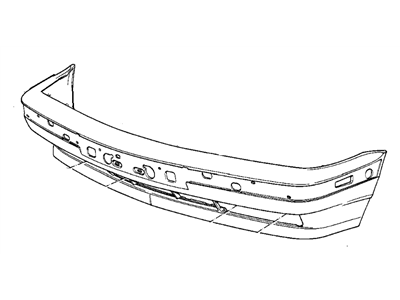 BMW 51111944630 Trim Panel, Bumper, Front