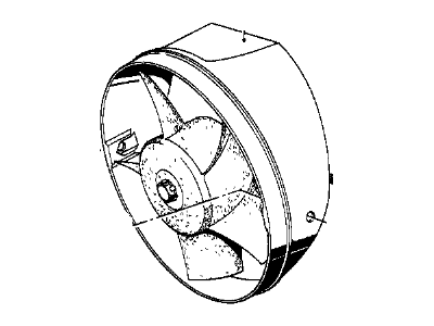 1982 BMW 320i Radiator fan - 17401361556