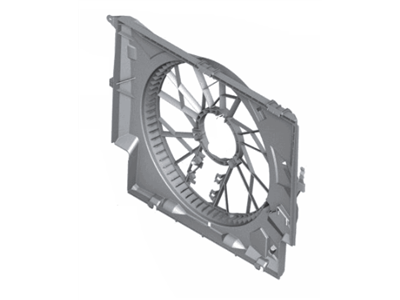 BMW 335xi Fan Shroud - 17427544803