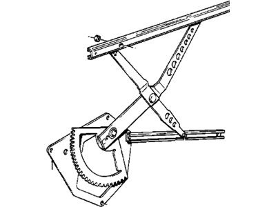 1985 BMW 524td Window Regulator - 51331921472