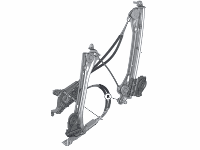 BMW i8 Window Regulator - 51337487911