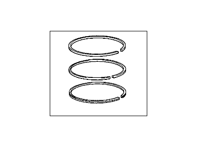 1995 BMW 850Ci Piston Ring - 11251707894