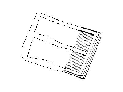 1986 BMW 524td Air Filter - 13721285521