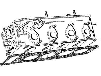 1968 BMW 2002 Cylinder Head - 11120721008