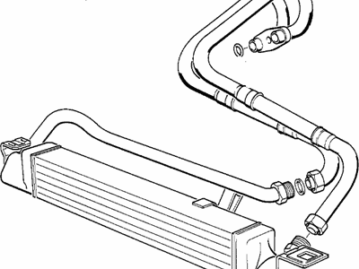 1991 BMW M5 Oil Cooler - 17212226810